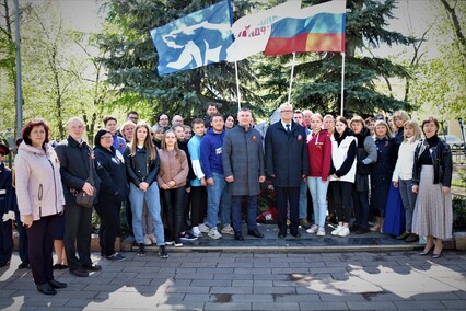 В Куйбышевском районе состоялся митинг памяти, посвященный 77-ой годовщине Великой Победы